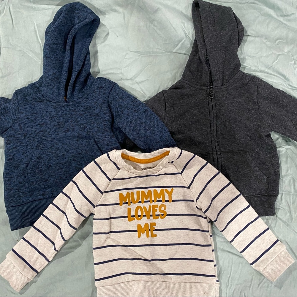 Bundle of 12 Month Sweatshirts